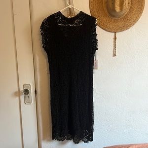 Black crochet dress. Brand- Velvet. New with tags
